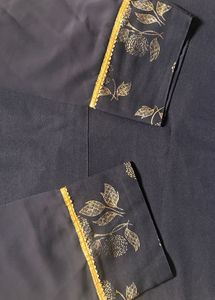 Elegant Navy Blue Kurta