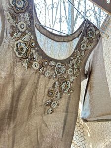 Embroidered Indian Outfit