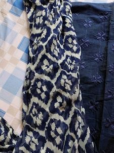 New Kurti Pant Dupatta Unstitched Material