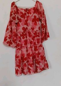 Floral Print Mini Dress