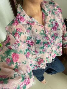🩷Floral Sheer Top 🩷