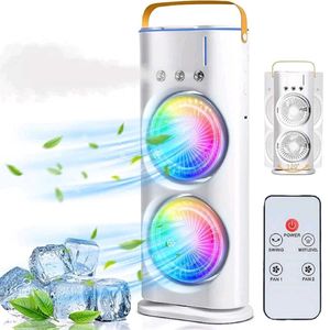 Double Ended Mist Air Cooler Fan