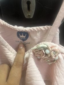 Branded One Off Shoulder Frock For Girl