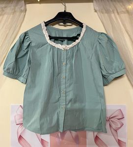 Vintage Inspired Puff Sleeve Blouse