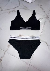 Calvin Klein Lingerie Set Soft Bra Panty Pair28/26