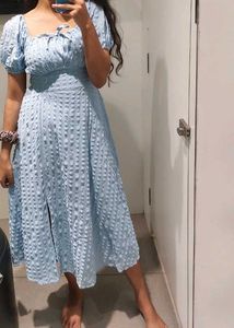 A-line Blue Dress