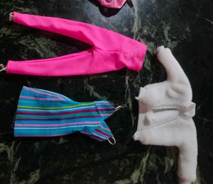 Set Of 6 Mattel Barbie Doll Clothes