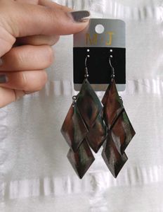 Midnight Mosaic Dangle Earrings