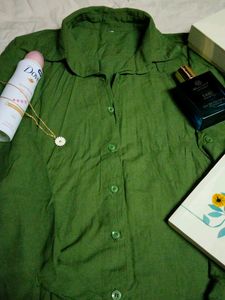 Olive Green Shirt