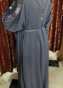 Ocean Night Colour Abaya/Burkha