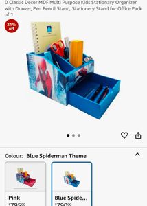 Red Desk Organizer
