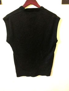 Men&#39;s Black Color Half Sweater