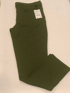 COMBRAIDED Men’s Regular Fit Trousers - Olive Gree