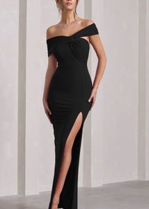 Off-Shoulder Bodycon Maxi Dress