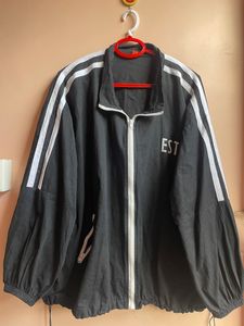 Unisex Black Baggy Jacket