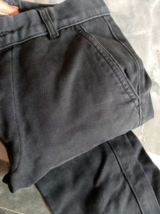 Dark Gray Casual Pants