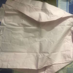 Pink textured solid shirt for men