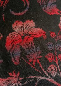 Floral Print Pullover Sweater