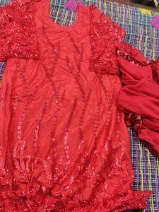 Red Sharara Suit❤️