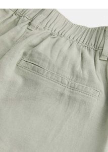 H&amp;M Straight Linen Blend Trouser