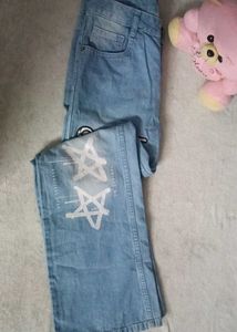 Girls flared clean look Jeans