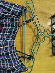 Checkered Off-Shoulder Top