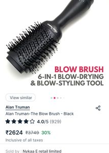 Alan Truman Blow Brush - Black