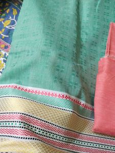 Khadi Cotton Dress Material Suit