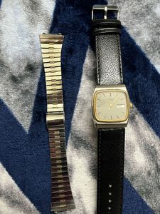 Seiko vintage tank Quartz Watch