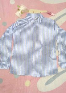 Striped Button-Down Shirt