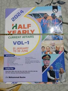 2024 Current Affairs Book January To June
