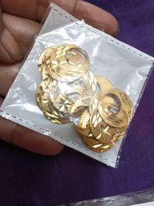 Gold Tone Crescent Star Earrings Set Of 6