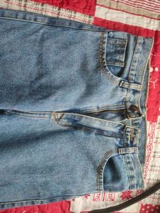 Light Wash Cargo Jeans