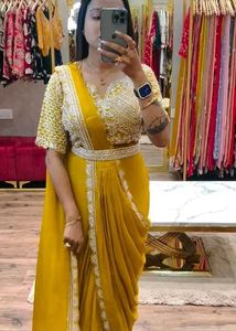 SAREES with STITCHED BLOUSE XL SIZE