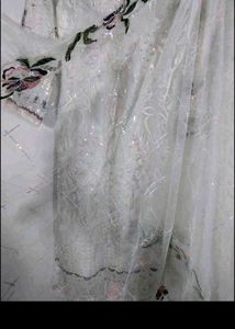 Partywear Pakistani Suit With Beautifu Ruffled