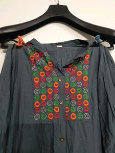 Women Grey Kurti