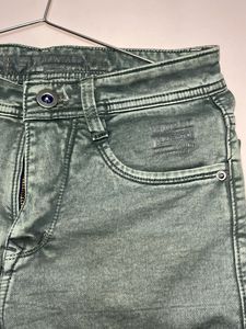 Green Denim Jeans