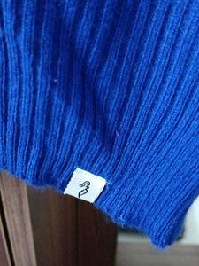 Blue Long Sleeve Sweater