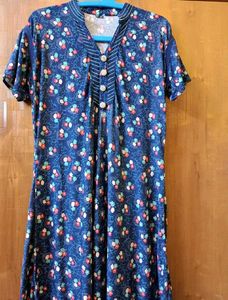 Xxl Lycra Type Cotton Mixed Kurti