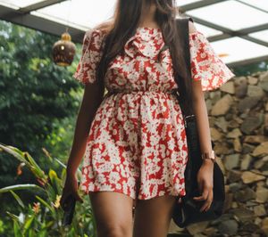 Floral Print Romper