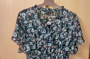 Floral Print Midi Dress