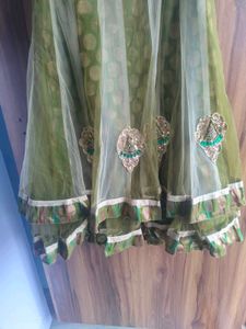 Olive Mehendi Lehenga Choli