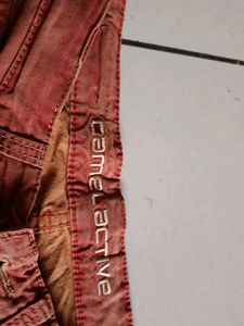 Vintage Orange Corduroy Pants