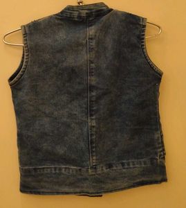 Dressbery Denim Sleeveless Jacket
