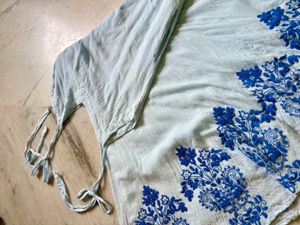 Blue Embroidered Sundress