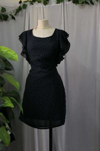 Cute Black Polka Dot Dress
