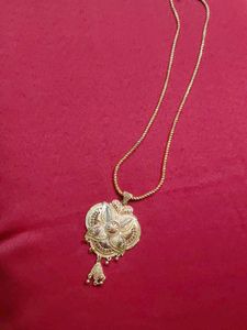 one gram gold chain pandet set
