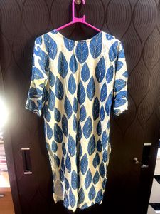 Boho Leaf Print Kurta