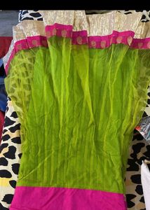 Pink Green Anarkali Kurta Set