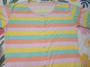 Multi Colour Crop Top